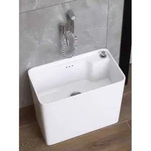 발코니 개수대 낮은 빨래통 카페 베란다 상업용 씽크대 마대 애벌세탁