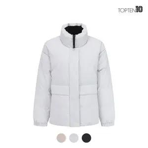 [탑텐] 여성 넌퀼팅 하이넥 숏다운 점퍼MSC4JP2905