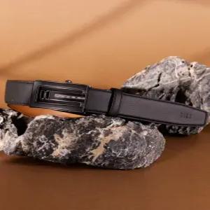 닥스 액세서리 26SS [PREMIUM DOLCE][프리미엄 돌체]블랙 프리미엄 유럽 수입가죽 체크라인 자동벨트 DBBE