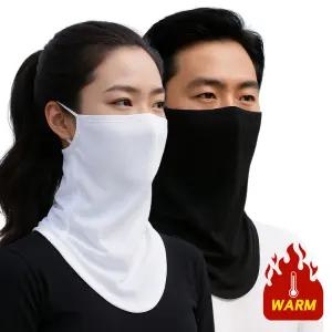 겨울 방한 기모 마스크 넥워머 귀걸이형 풀커버 목까지 따뜻한 남녀공용 골프 등산 낚시 스포츠마스크