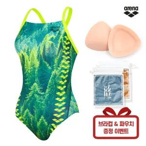 ARENA 아레나 여자 실내 수영복 원피스 A4FL1CO09 브라컵 파우치 증정