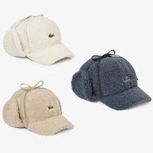 라코스테스포츠 여성 플리스 귀달이 캡 모자 RK444E-55N