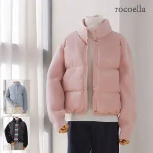 로코엘라 바이엘 경량 구스 여성 니트 집업