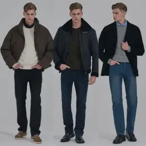 뱅뱅 남성 25F/W 라이크라 겨울 본딩 데님 3종