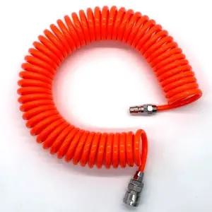 [하프클럽/]콤프레샤 우레탄 코일 에어호스 8mm x 9m 콤프레샤호