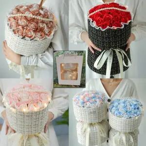 LED꽃다발 비누 발표회 어린이집꽃다발 중학교졸업식 초등학교졸업식 학예회 선물 비누 핑크 레드 조명 재롱잔치 연주회 생일 기념일 주년