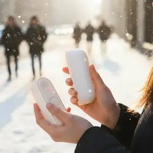 [슈팅] 아이오랩 보조배터리 손난로 양손 USB 충전식 휴대용 핫팩 주머니