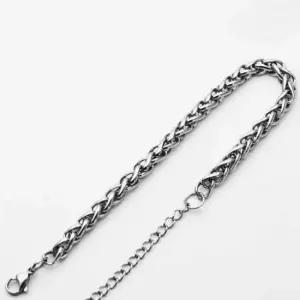 커브 체인팔찌 커플 선물 써지컬 용골 팔찌 3MM