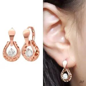 14K 골드 데일리 볼륨 금 진주 원터치링 여 (WFJ59YO)