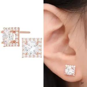 로즈 14K 14k 데일리 심플 꽃 리본 플라 (WFJ59YD)