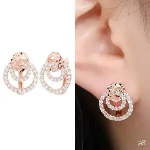 금 회사원 골드 기본 14K 베이직 큐빅 꽃 (WFJ59YW)