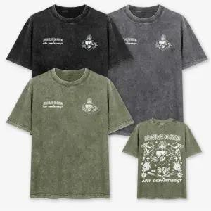 남자 여자 캐주얼 레터링 면100 라운드넥 반팔티