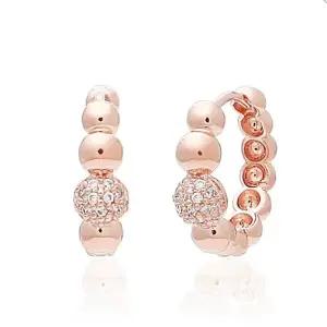 골드 링 심플 원터치링 슈슈 여자 볼 귀걸이 (WFJ5A4Q)