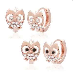 금침 로즈골드 트위스트 금 선물 부엉이 14K (WFJ5A6E)