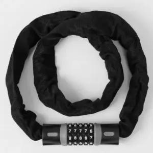 비밀번호 잠금 체인 보안 도난방지 자물쇠 블랙 (WFL0AP8)