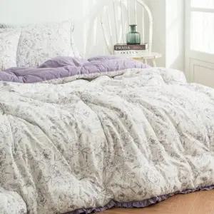 고품질 글로리 30수 광목 차렵이불 Q(퀸) 퍼플 200 x 230 청대나무자리 (WFJPDNK)