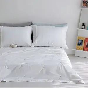 바스 고밀도 냉감이불 퀸 Q 세트 화이트 여름 차렵 이불 침구 (WFJ5QCL)