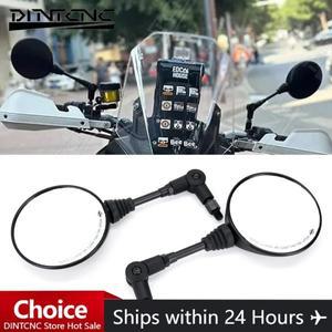 랠리 ADV 범용 M10 바이크 오토바이 액세서리 용 E9 미러 접이식 역방향 Rarview 양방향 10MM 시계