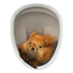 서프라이즈변기데코지 동물 포인트 꾸미기 인테리어 화장실스티커 (WFJ5LOP)