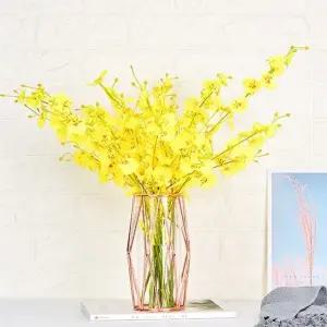 꽃병 인테리어 투명 고급 화병 소형 로즈골드 (WFJPVB4)