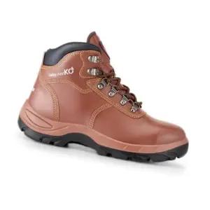 안전한 작업화 6인치 지퍼 등산화 합성피혁 직업용 신발 (WFJ5SR5)