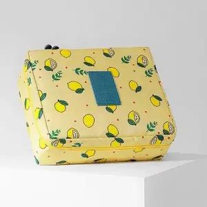 화장품파우치 대형 천 백인백 가방 옐로우 (WFJPV95)