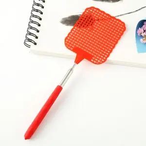 옛날파리채 길이조정 모기 해충 파리채 빨강 (WFJPVTV)