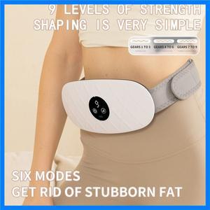 전기 복부 진동 마사지기 휴대용 무선 복부 마사지 벨트 기계 다중 모드 진동 기능