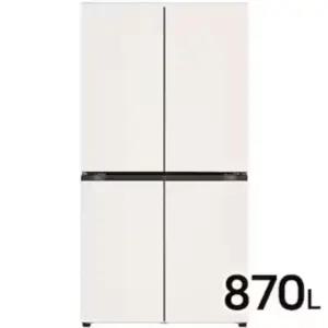 LG전자 디오스 오브제컬렉션 T873MEE111 냉장고 870L 베이지