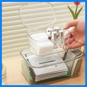 뚜껑이있는 투명 아크릴 화장품 보관 상자 방수 방진 쥬얼리 홈 데스크탑 보관 상자 용 주최자 메이크업