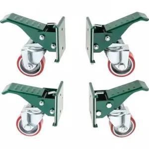 작업대 범용 장착형 롤러 회전 세트 바퀴 고하중 수리