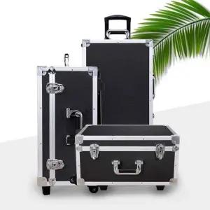 알루미늄 하드 케이스 일반형 실버 보관 장비 툴케이스 대차