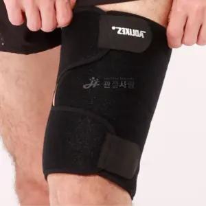 이중찍찍이 강력고정 허벅지 보호대 1p 스포츠아대 무에타이 압박슬리브 마라톤 가드