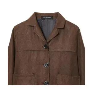 와칸다 여성 여친 정장 자켓 추동 스웨이드 질쇼트 코트 KKE4