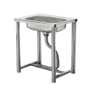 미니 싱크대 폭좁은 주방 탕비실 부엌 보조 조리대 이동식 캠핑장 정리함 틈새 개수대