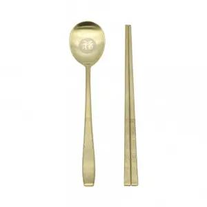 티타늄 수저세트 테이블아트 수저 젓가락 숟가락 21cm