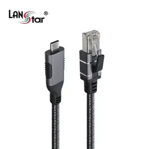 USB C 랜케이블 2M 일체형 1기가 usb랜선 (WFJ5XBY)