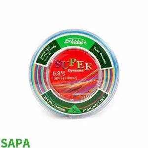 싸파 슈퍼 다이니마 5색 합사낚시줄 150m 0.8호