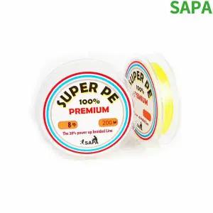 싸파 프리미엄 단색 슈퍼P.E합사낚시줄 200m 8호