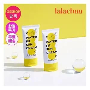 스킨케어 라라츄 워터 핏 선크림 2개 기획세트 (SPF50윤기 생기 보습, PA윤기 보습윤기 보습)