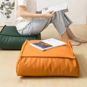 사각 방석 가죽 45cm 의자 좌식 두꺼운 키높이 식탁 대형