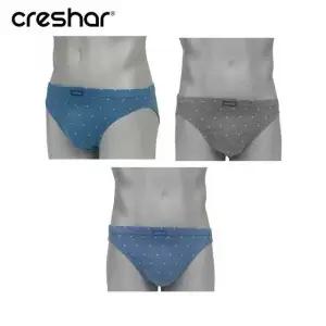 크레샤르 면스판 남자 삼각 팬티 205 3종세트 (WFK4B5N)