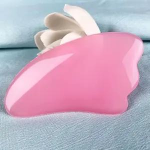 (핑크) 마사지 괄사/맛사지기/얼굴/마사지기/페이스/스틱/갈사/바디/얼굴턱/림프절/순환/지압/기구/맛사지