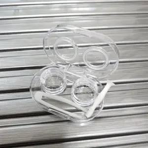 렌즈케이스 잇템 휴대용 보관함 기획상품 투명 렌즈통