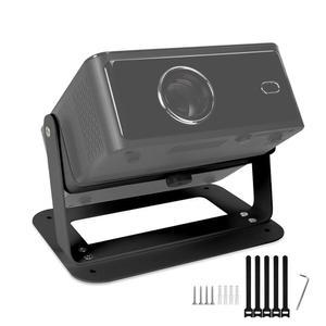 SMBLCE 프로젝터 마운트 - 360 조절 가능한 데스크톱, 천장, 벽 간편한 설치를 위한 범용 1/4인치 나사 구멍 LED LCD 프로젝터용 내구성 있는 금속 스탠드