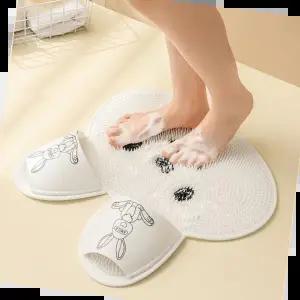 풋브러쉬 발바닥 뒷꿈치 각질 제거 발매트 다용도 샤워 브러쉬