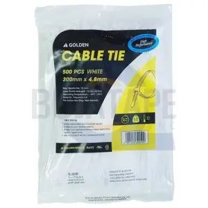 케이블타이 골든 플라스틱 고정용품 백색플라스틱타이 (WFJ75U2)