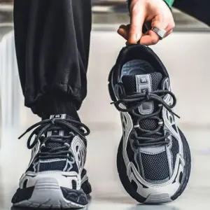 통기성 남자 스니커즈 운동화 어글리 메쉬 캐주얼