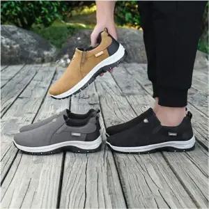 끈없는 운동화 벗기쉬운 슬립온 남자 데일리 캐주얼신발 3컬러