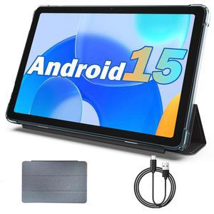 컬러룸 태블릿 10인치 안드로이드 15 태블릿, 3GB RAM 64GB ROM 1TB 확장, 쿼드코어 프로세서, 1280x800 터치스크린 디스플레이, WiFi 5, 듀얼 카메라, 6000mAh 배터리